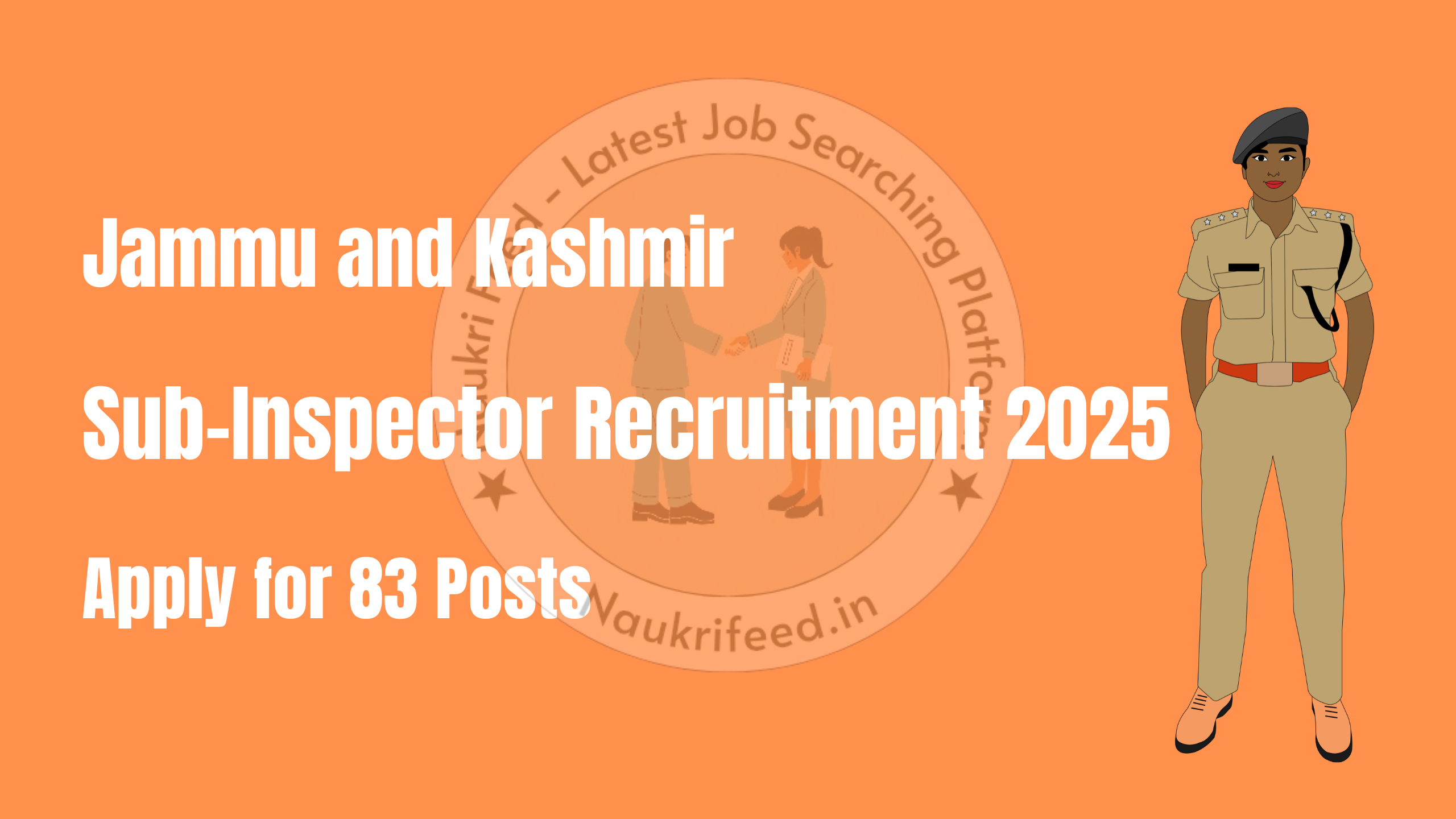 JKSSB Sub Inspector Recruitment 2025