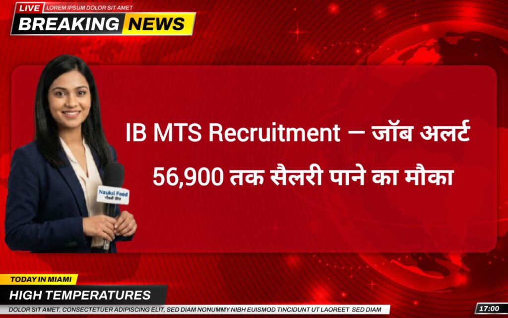 IB MTS Recruitment 2025