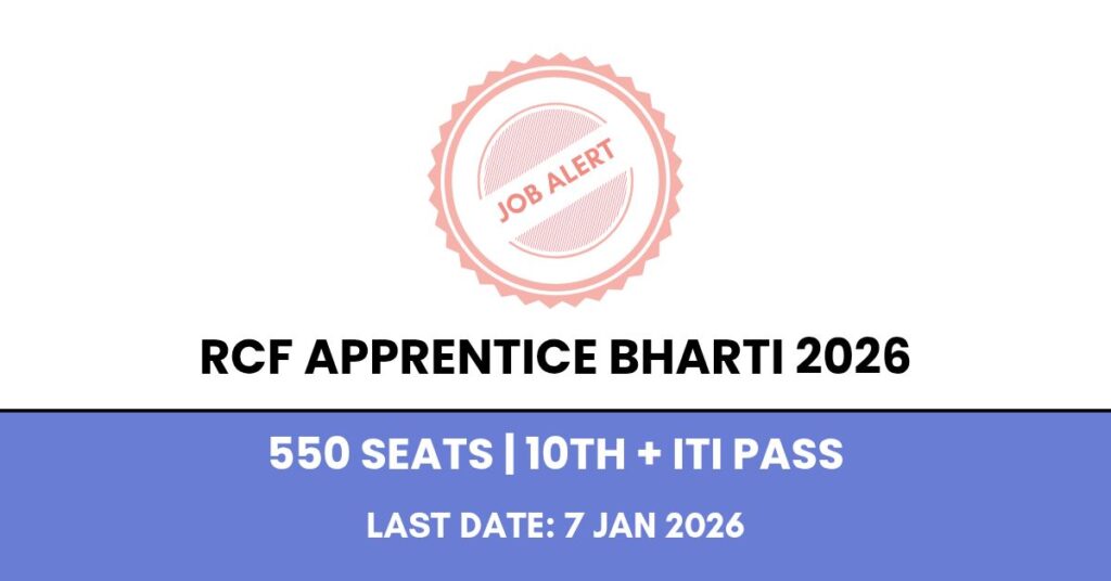 RCF Kapurthala Apprentice Recruitment 2026