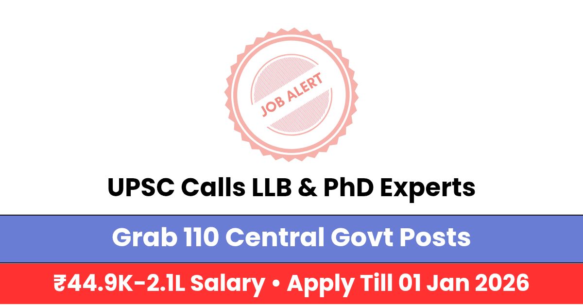 UPSC CGPDTM Examiner