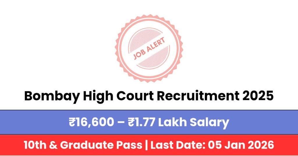 Bombay High Court Recruitment 2025