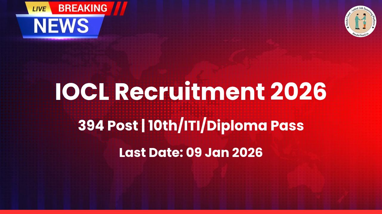 IOCL Non Executive Recruitment 2026